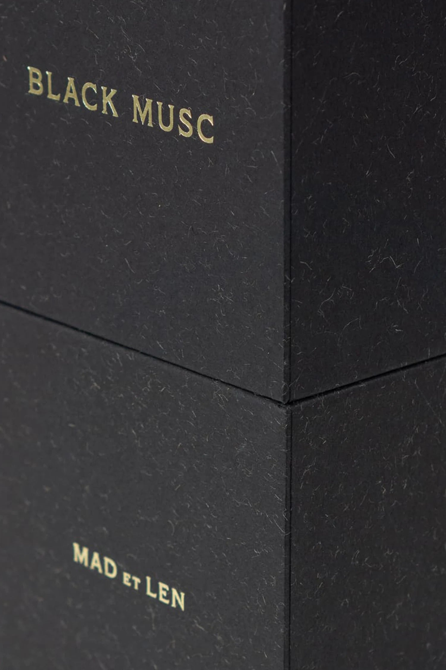 Mad et Len - Black Musc Perfume 50ml box close up