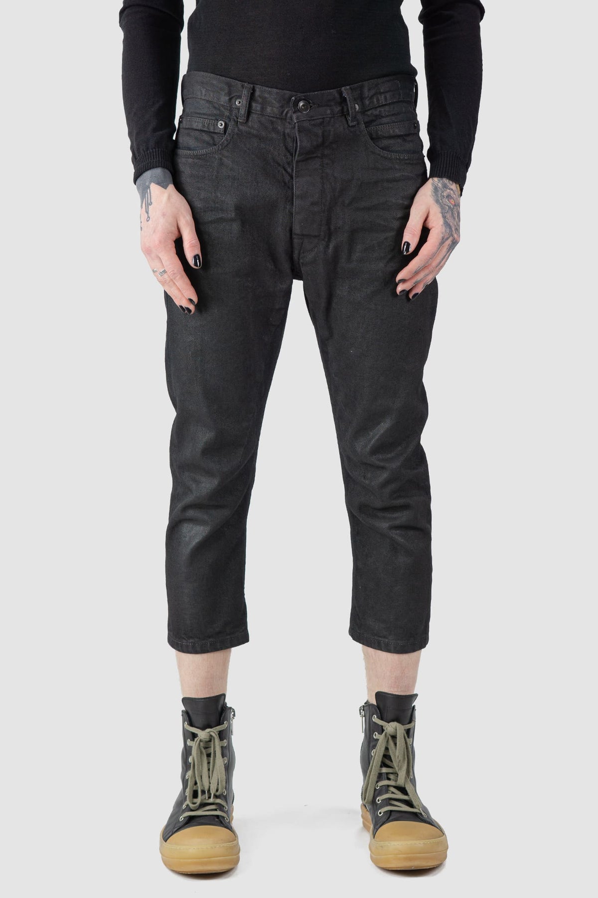Rick Owens DRKSHDW | Torrence Waxed Denim Jeans