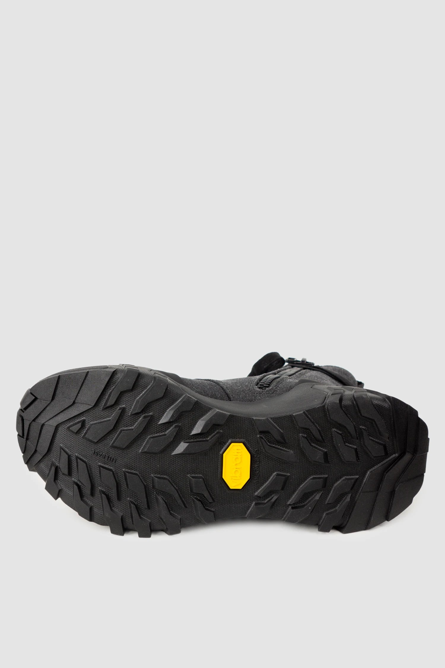 Gall Laboratories by Justin Gall - Men’s Black Canvas Mongrel Ankle Boots sole view