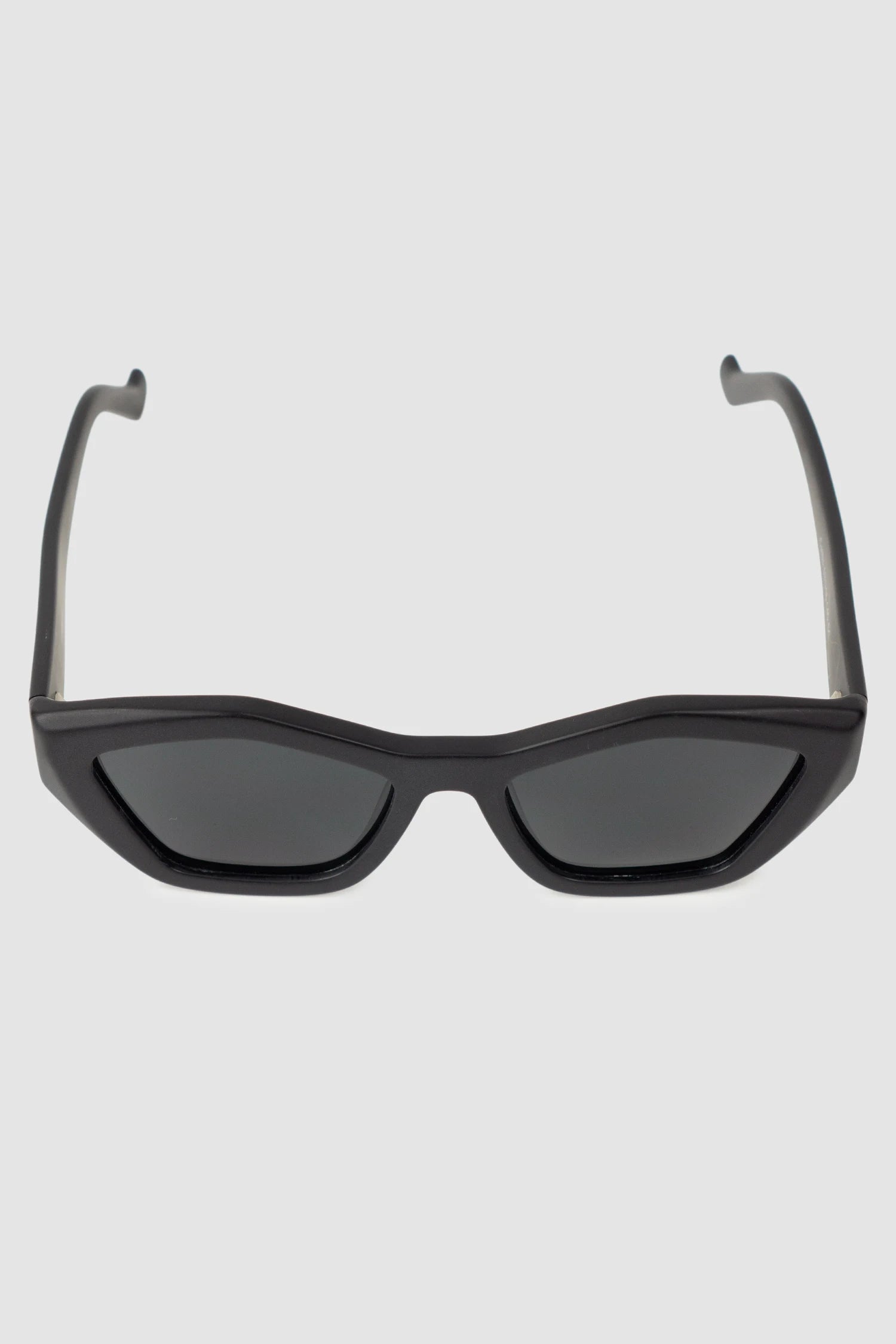 Gall Laboratories by Justin Gall - Black Chunky Geometric Acetate Sunglasses item front view Gall Laboratories by Justin Gall - Black Chunky Geometric Acetate Sunglasses item front view