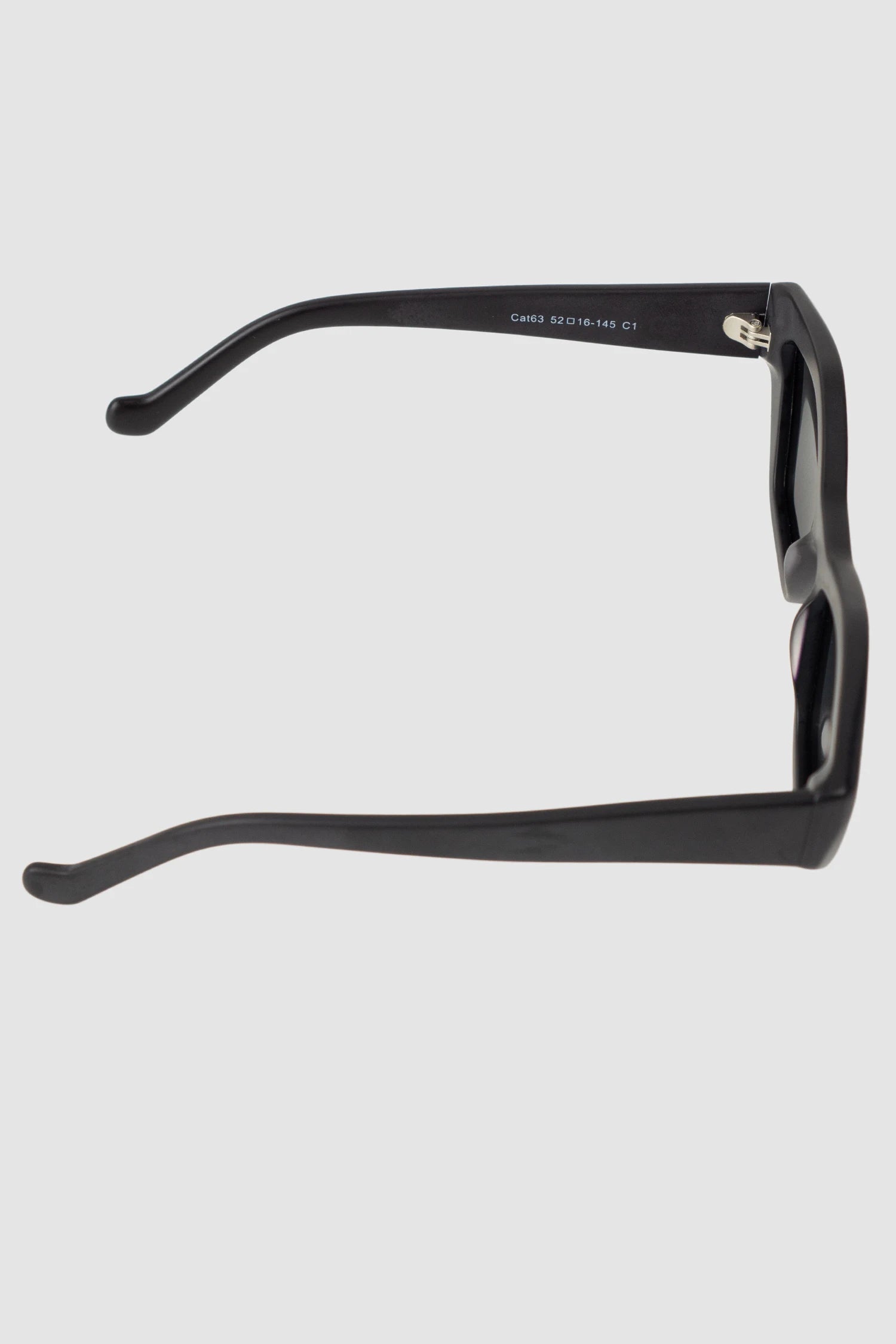 Gall Laboratories by Justin Gall - Black Chunky Geometric Acetate Sunglasses item right view Gall Laboratories by Justin Gall - Black Chunky Geometric Acetate Sunglasses item right view