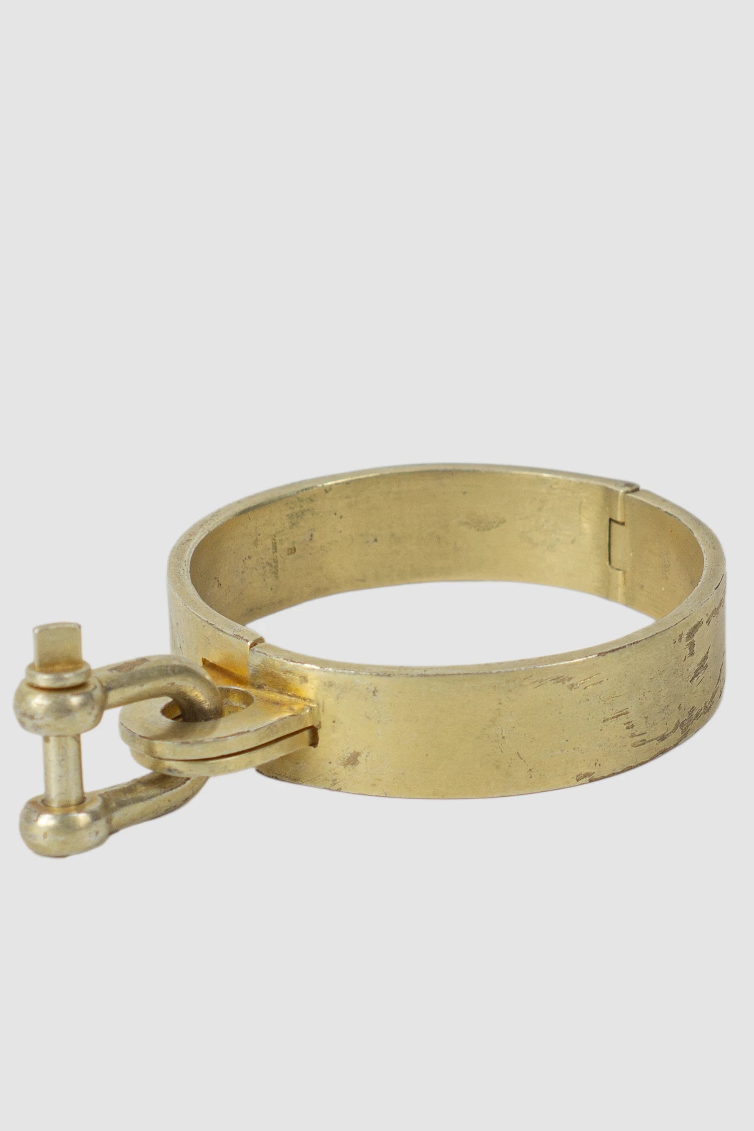 Parts of Four - Acid Gold Plated Brass Restraint Cuff Bracelet 15 mm - front left view Parts of Four - Acid Gold Plated Brass Restraint Cuff Bracelet 15 mm - front left view