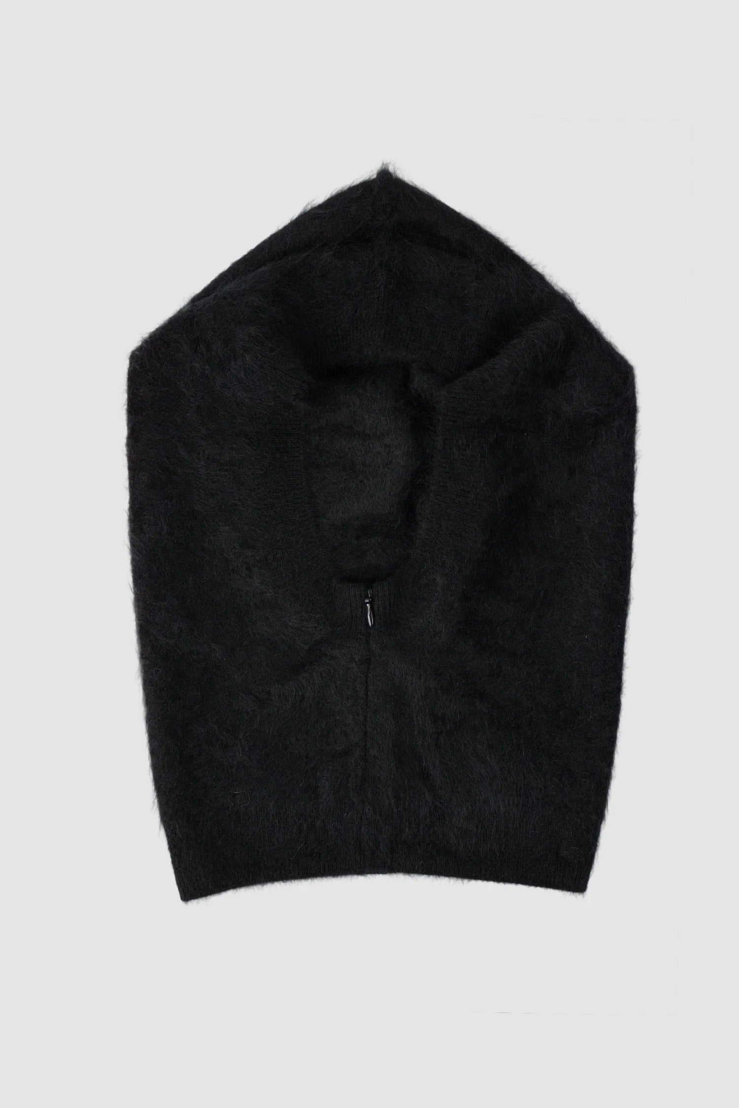Thom Krom – Men's Black Cashmere Balaclava Zip Hood - item front view - MONO-KROM | Gallery Thom Krom – Men's Black Cashmere Balaclava Zip Hood - item front view - MONO-KROM | Gallery
