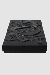 2819 Jewelry - box of Melted Minimalistic Oxidized Silver Pendant