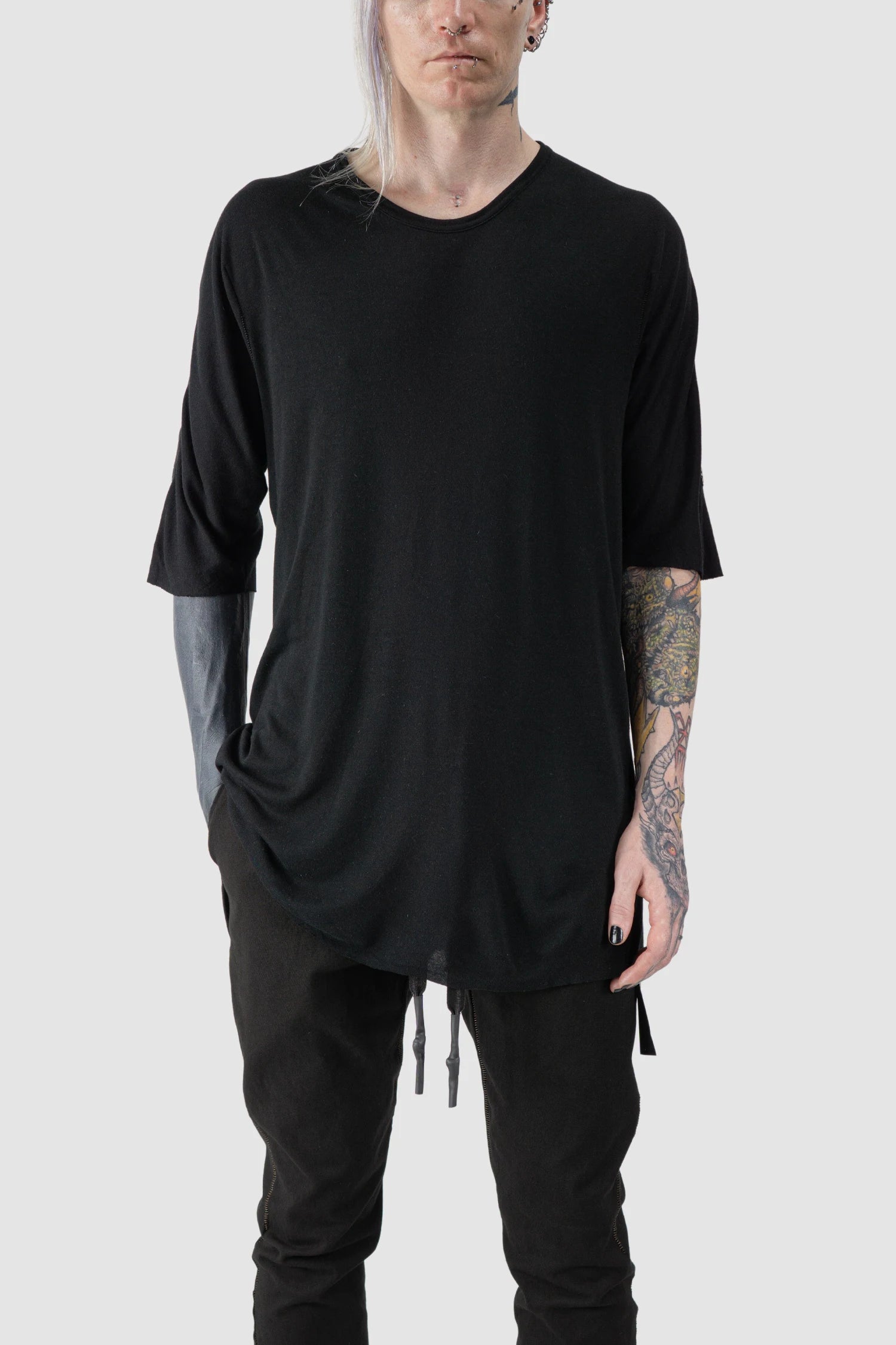 Tシャツ・カットソー 69 BY ISAAC SELLAM Men T Shirts LNOUVEAUTTJERSEYPLOMB Grey 69 - MAN - T-SHIRTS – isaac-sellam-experience-69