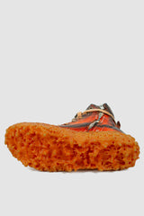 Culture of Brave - Men’s Red Melt Clash Lava Red Mid Sneaker sole view