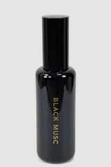 Mad et Len - front view of the Black Musc eau de parfum in 50ml package.