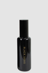 Mad et Len - front view of Black Uddu Scent Eau de Parfum from Permanent Collection comes in sealed recycled paper box.