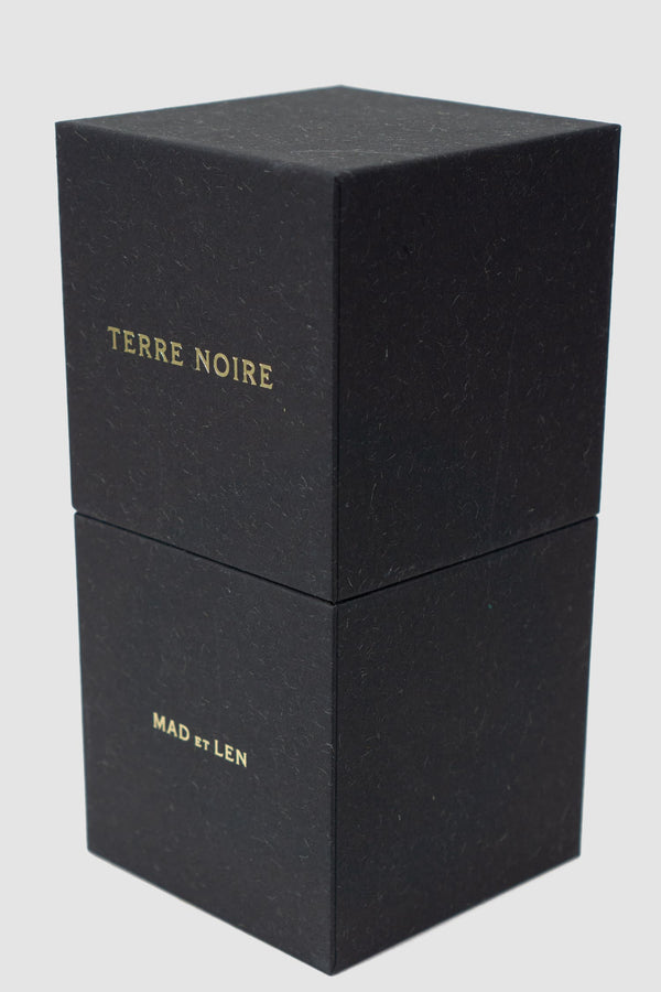 Mad et Len - Box view of the Terre Noire eau de parfum in 50ml package.