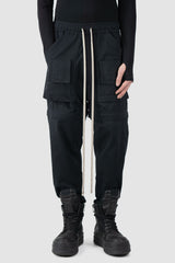 Ovnnie - relaxed view of the black Convertible Transform Pants.