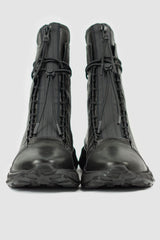 Puro Secret - front pair view of Hybrid Leather High Top Sneaker Boots