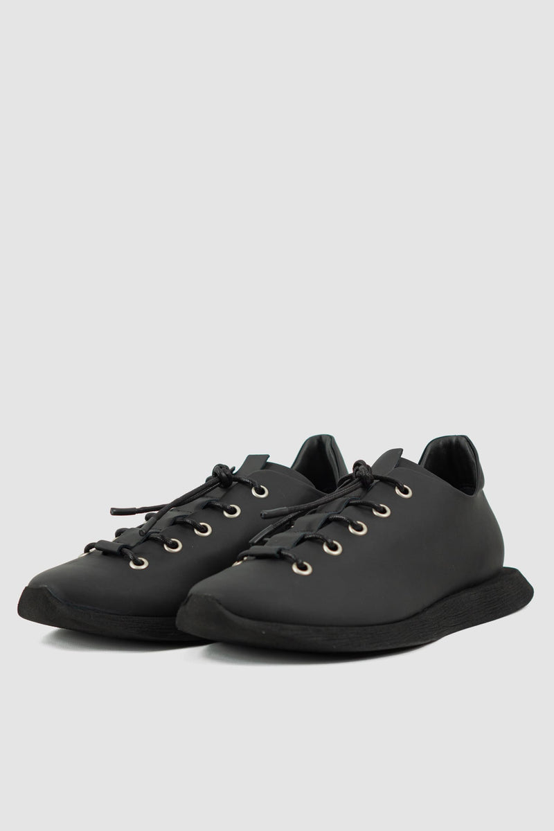 Puro Secret - front left view of Matte Calf Leather Low Top Sneaker