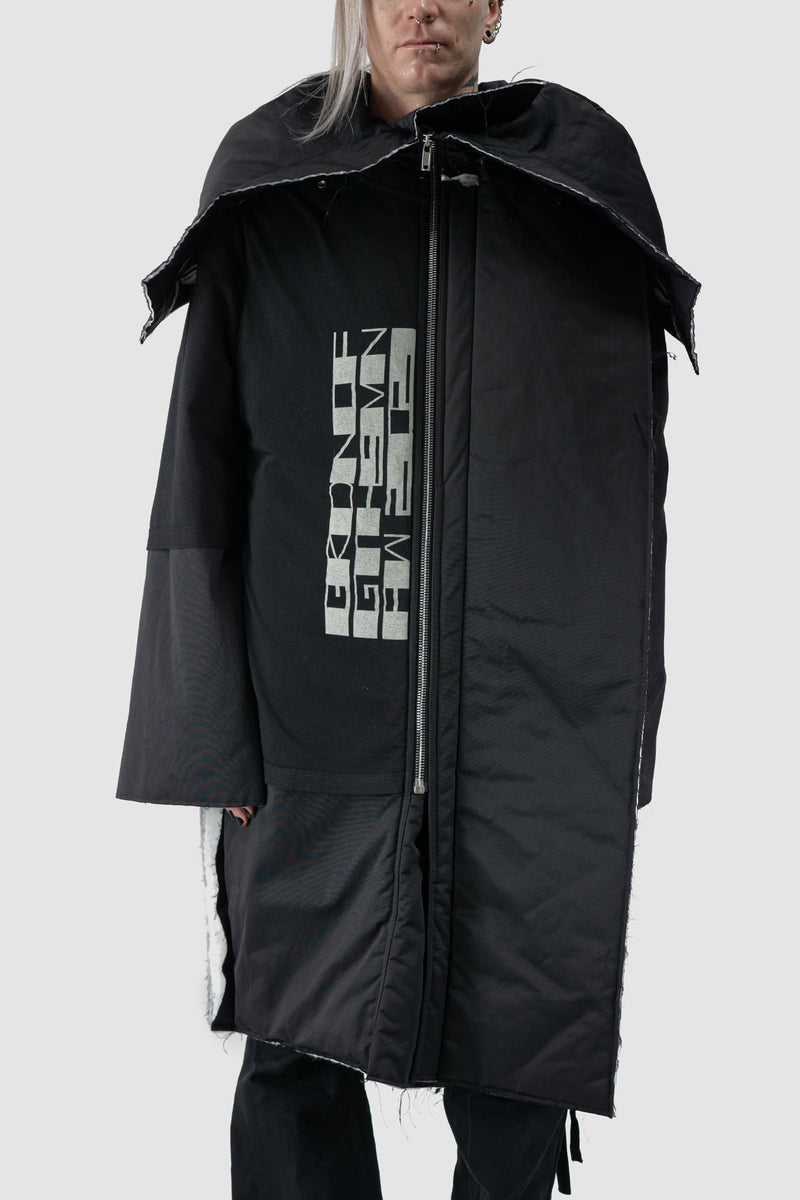 <tc>Rick Owens DRKSHDW | Sisyparka - Oversized Wattierter Kapuzenmantel</tc>