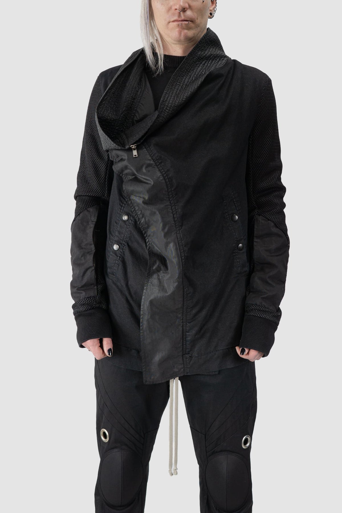 Explouder Rick Owens DRKSHDW | Denim & Perforated Exploder Jacket