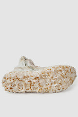 Culture of Brave - Grey Object Dyed High Top Leather Sneaker - MELM2 - Sole view