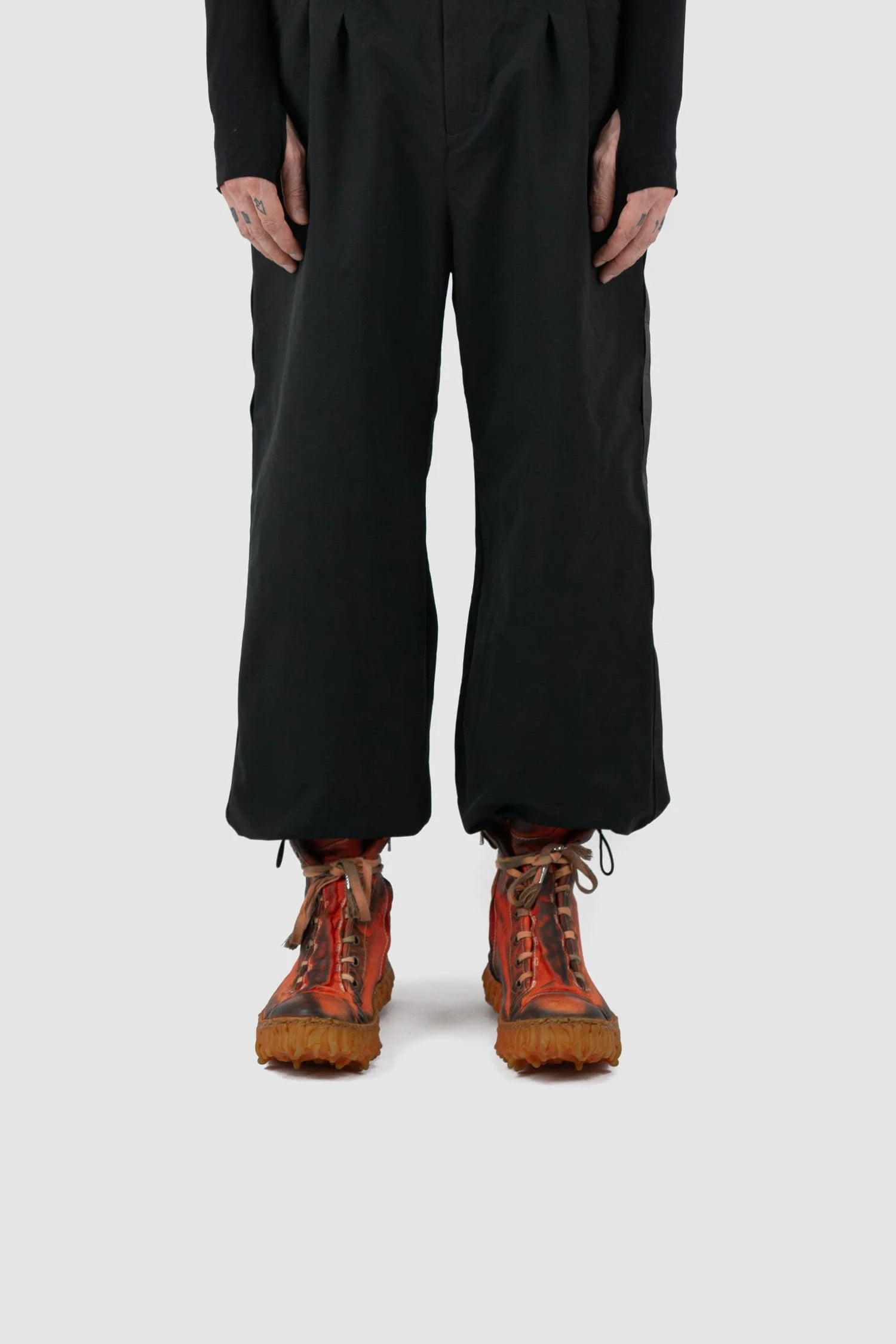 Roter Melt Clash Lava Roter Mid Sneaker