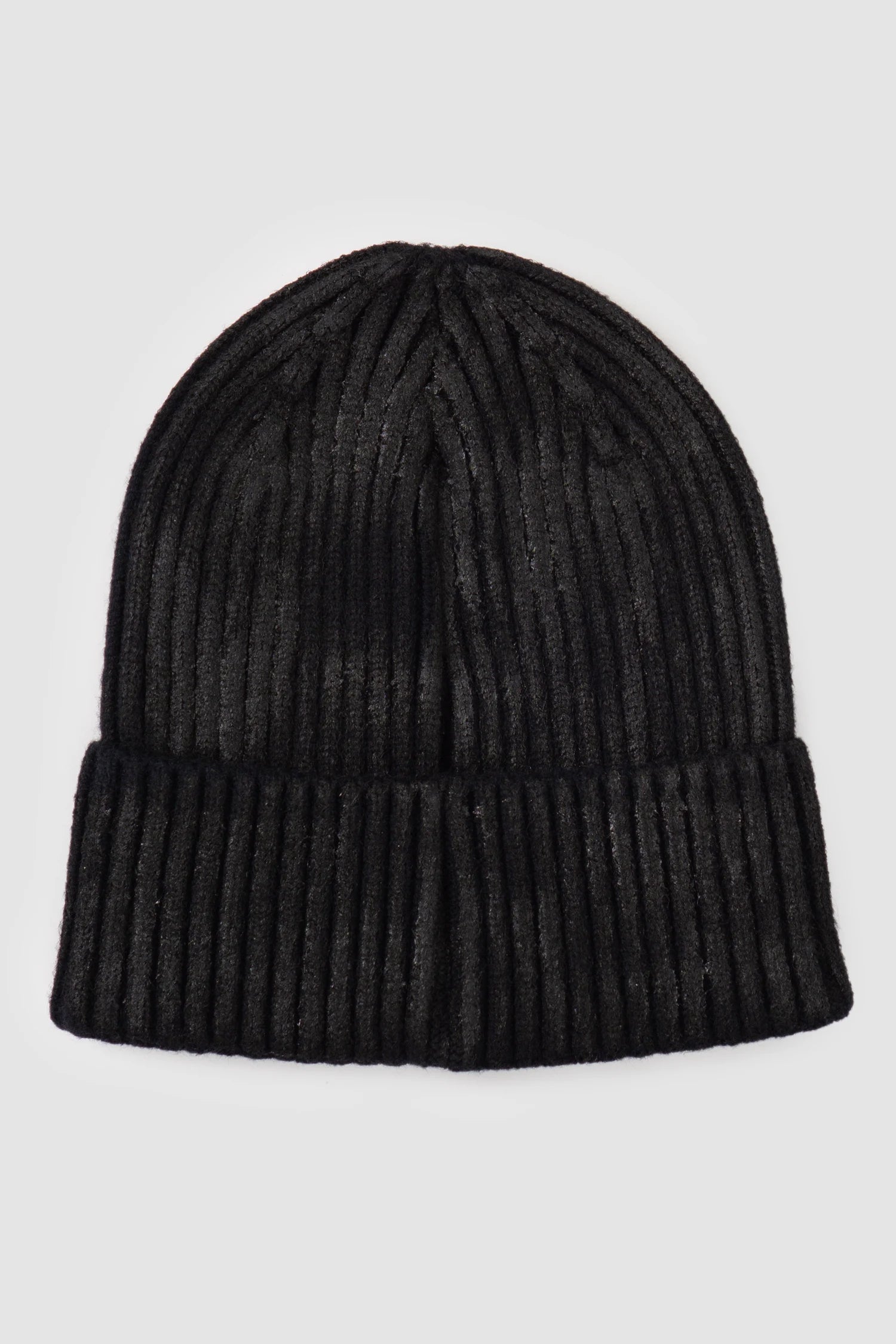 Gall Laboratories by Justin Gall - item back view of men’s Black Tar-Coated Cotton Nylon Knit Beanie