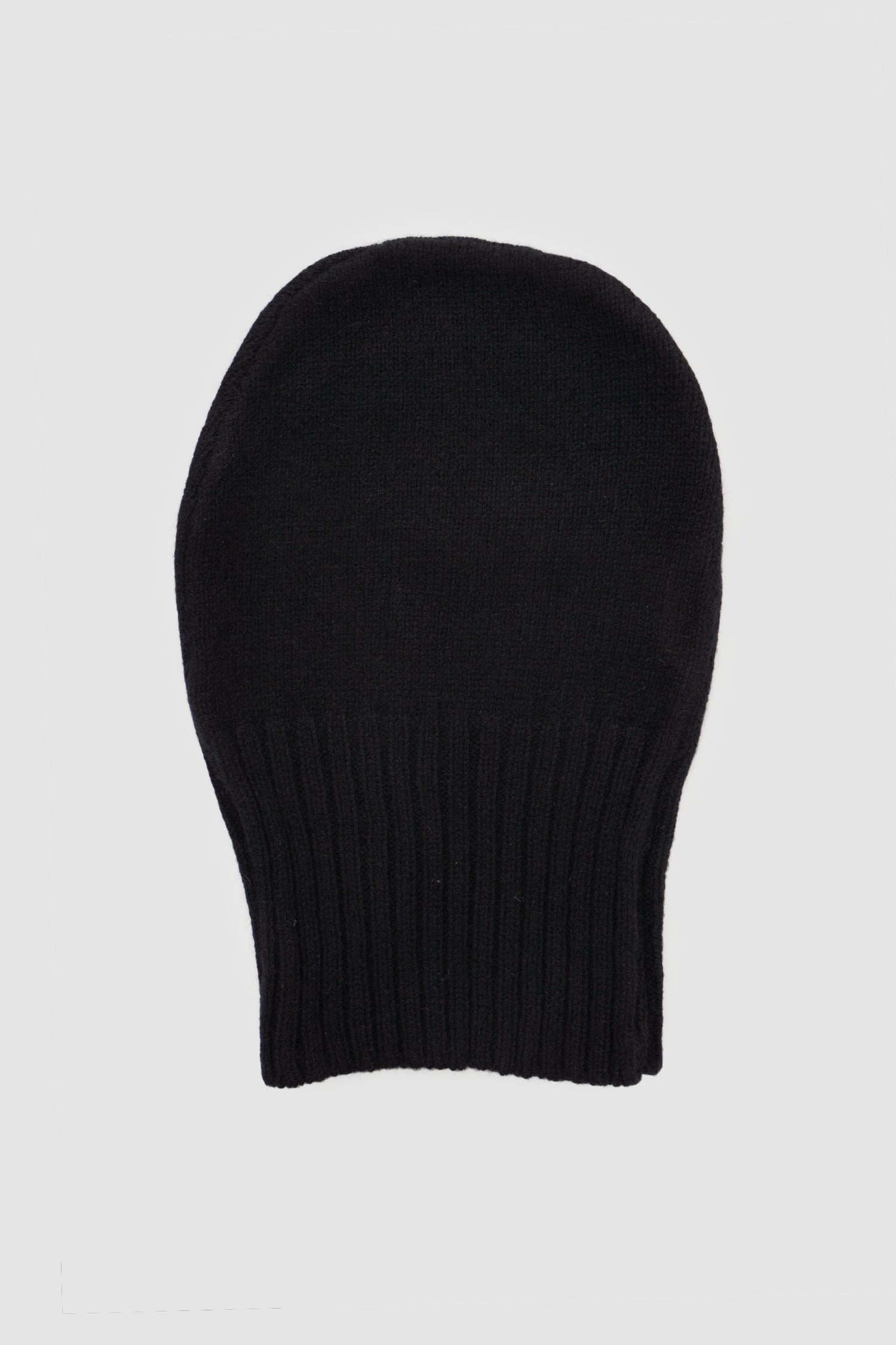 Masnada - Men's Black Cashmere Knit Beanie - Item front view - MONO-KROM | Gallery