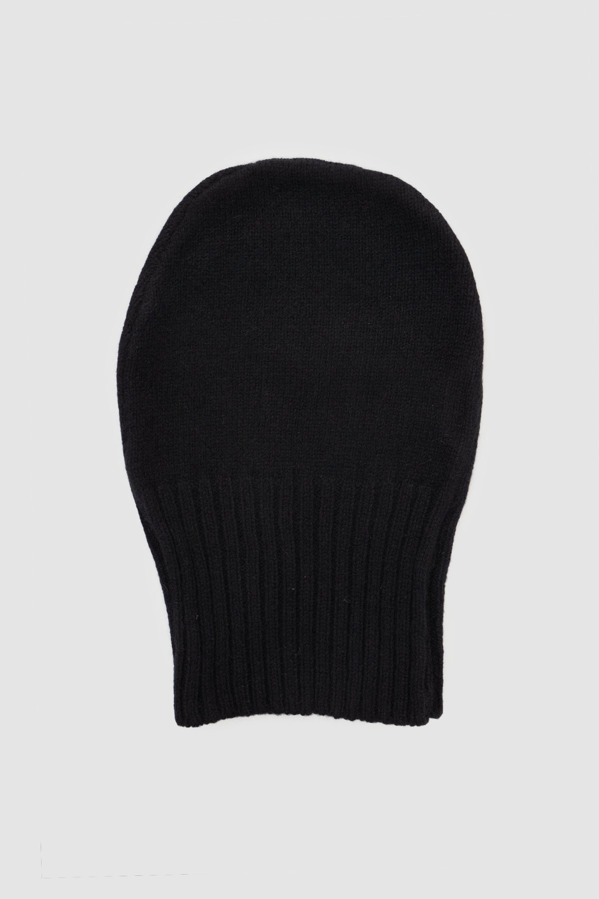 Masnada - Men's Black Cashmere Knit Beanie - Item front view - MONO-KROM | Gallery