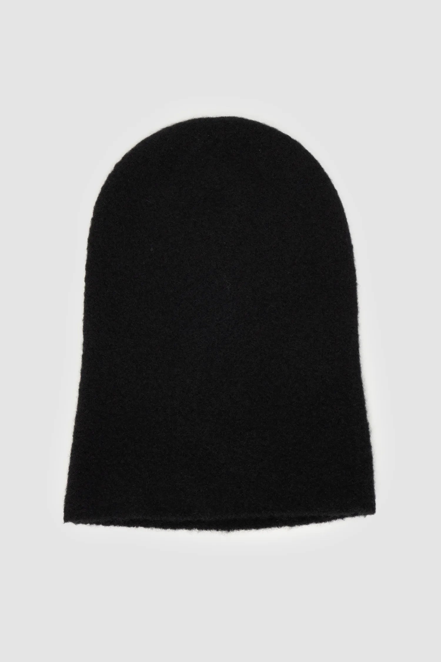 MD75 - Men's Black Double Layer Cashmere Knit Beanie - Item front view - MONO-KROM | Gallery