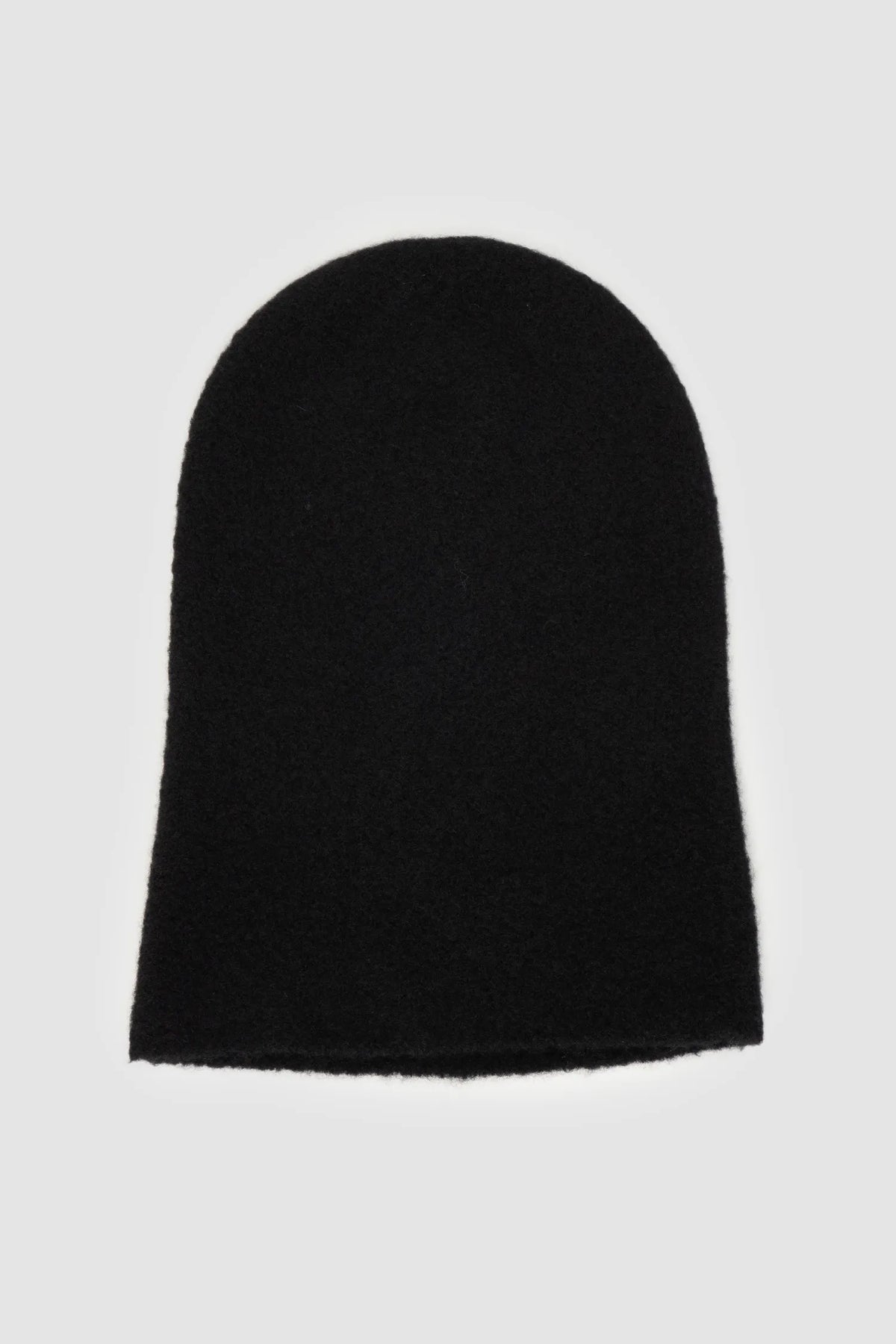 MD75 - Men's Black Double Layer Cashmere Knit Beanie - Item front view - MONO-KROM | Gallery