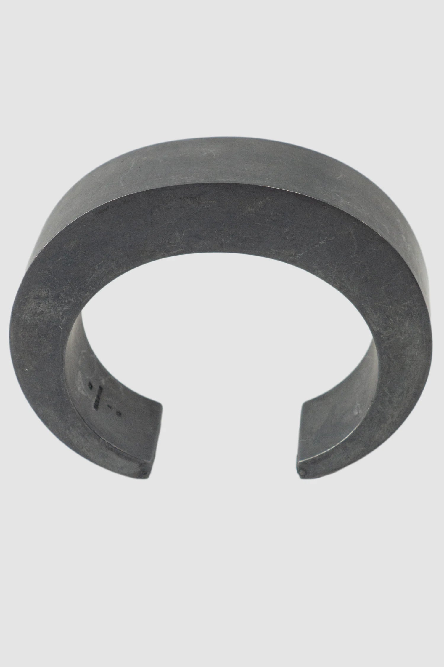 Parts of Four - Black Sterling Silver Crescent Bracelet 30 mm - front view