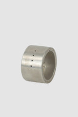 Parts of Four – Dirty Sterling Silver 4 Hole Sistema Ring 17 mm - standing left view