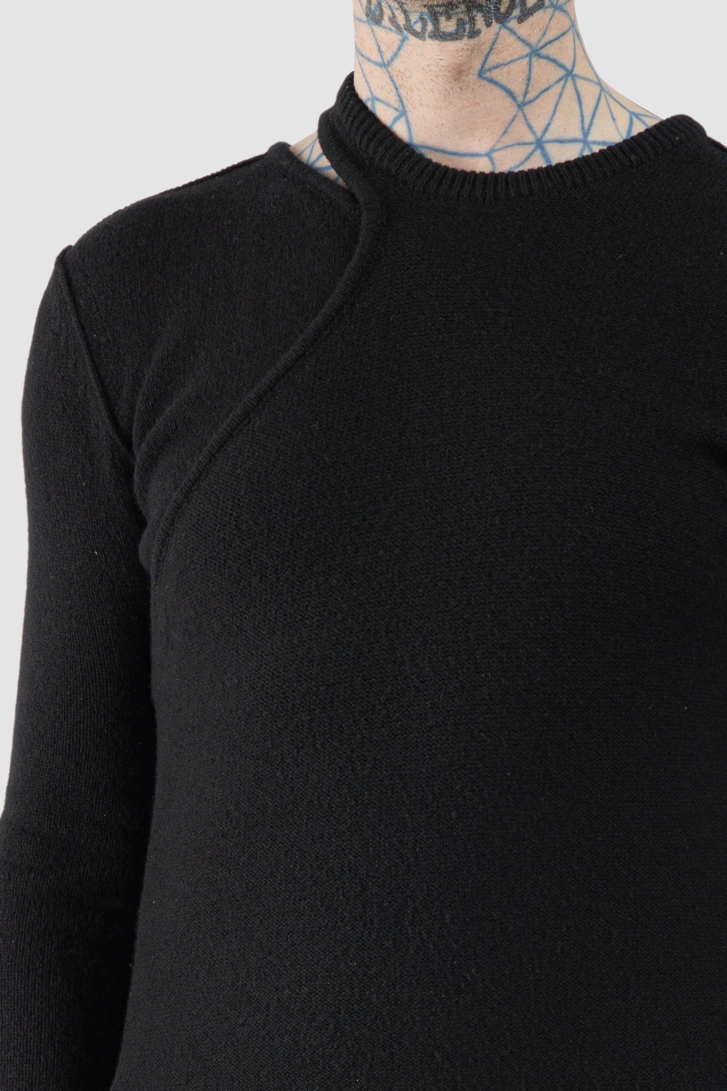 Rick Owens - Black Cashmere Banana Ziggy Knit Sweater FW20 
