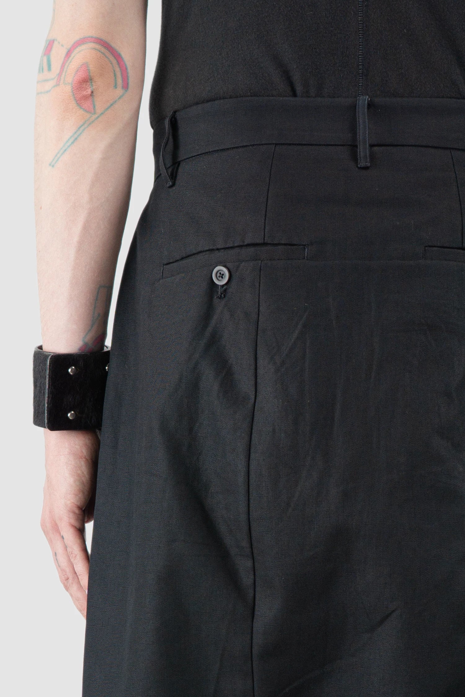 Rick Owens - Black Cotton Astaire Pod Shorts SS16 
