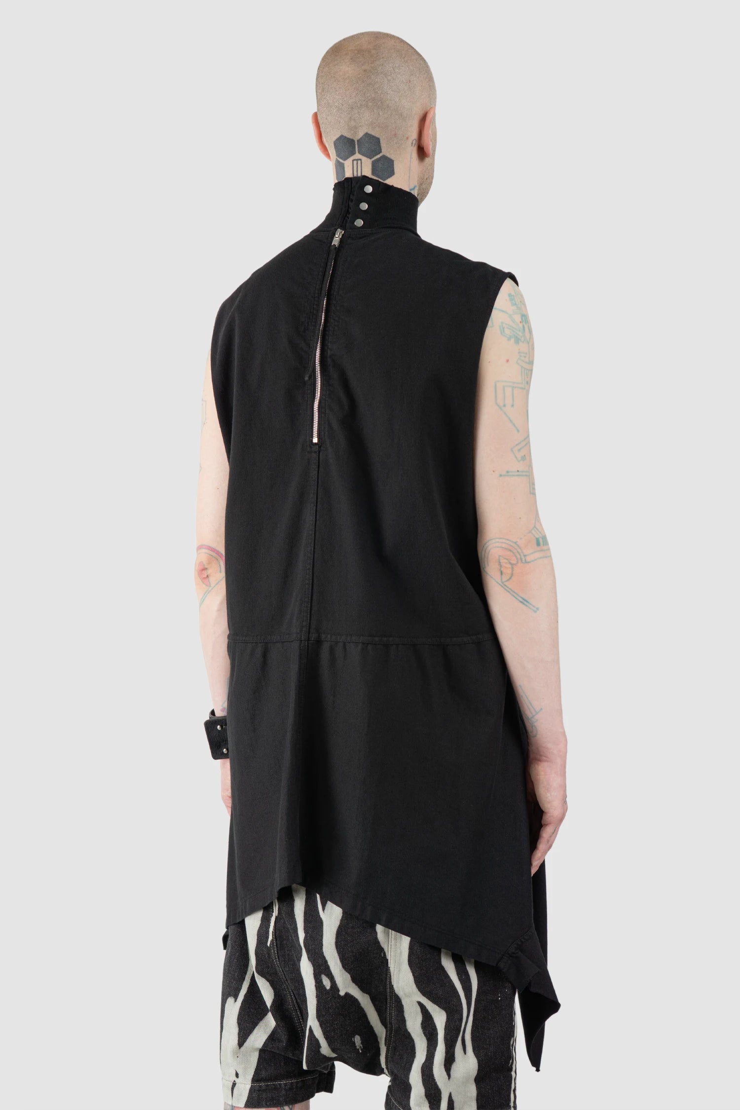 Rick Owens - Black Peep Hole Melting Torch Top FW15 
