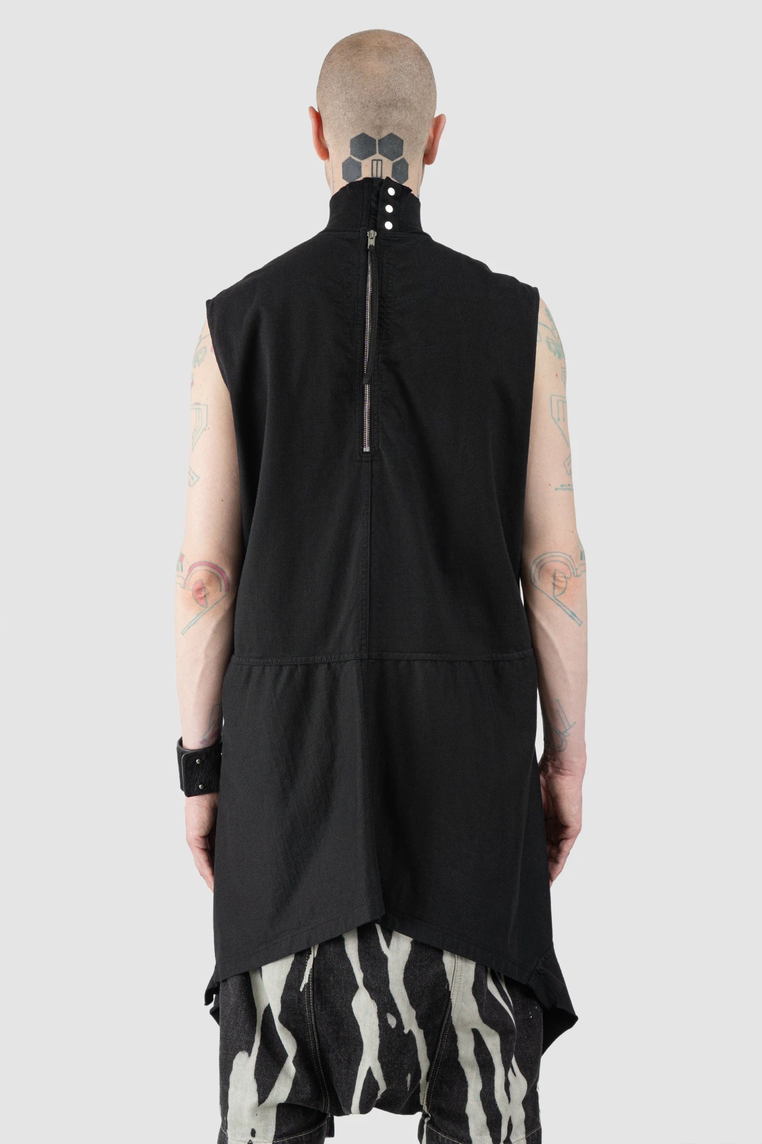 Rick Owens - Black Peep Hole Melting Torch Top FW15 