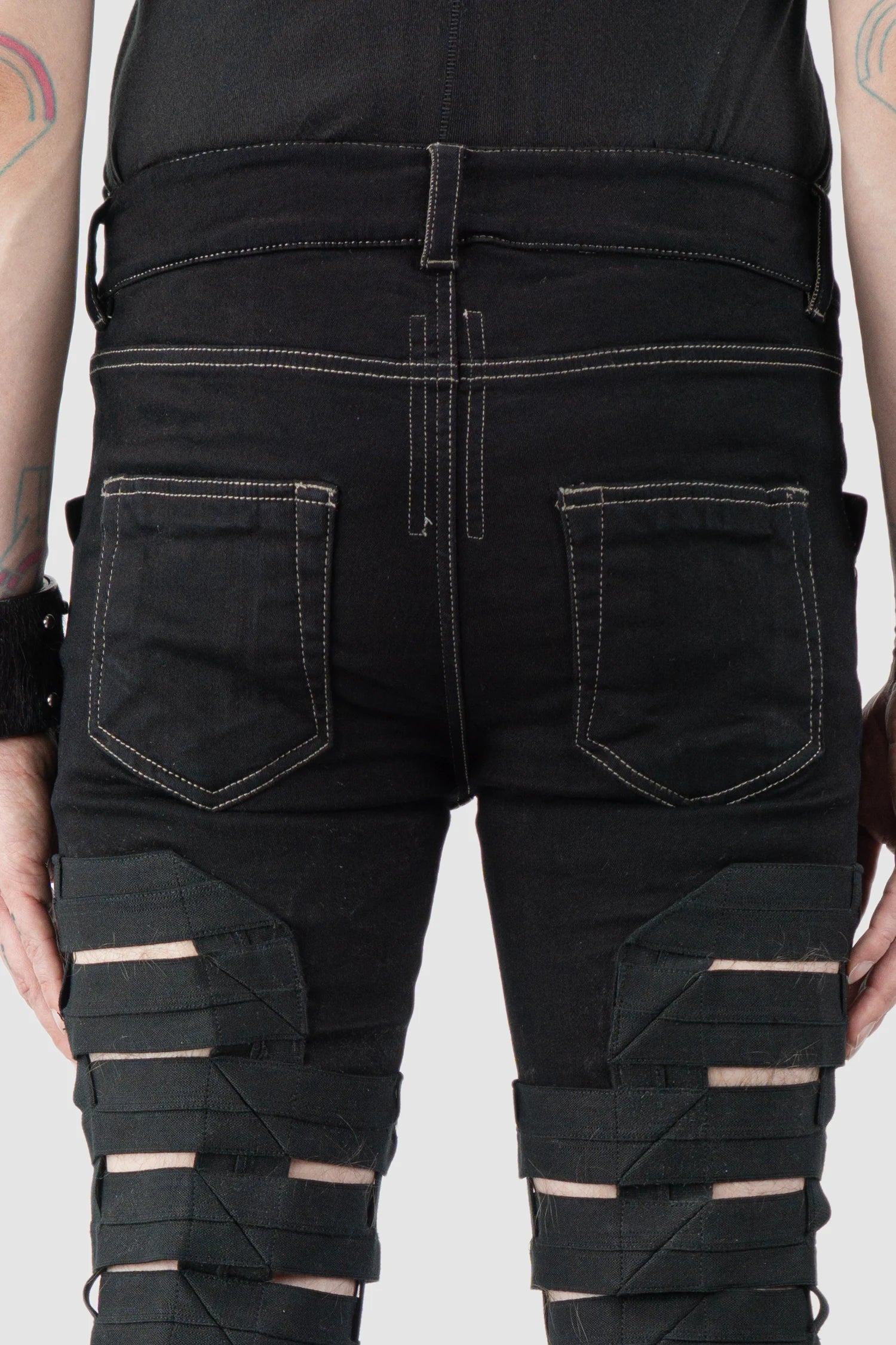 Rick Owens - Black Spartan Jeans SS22 