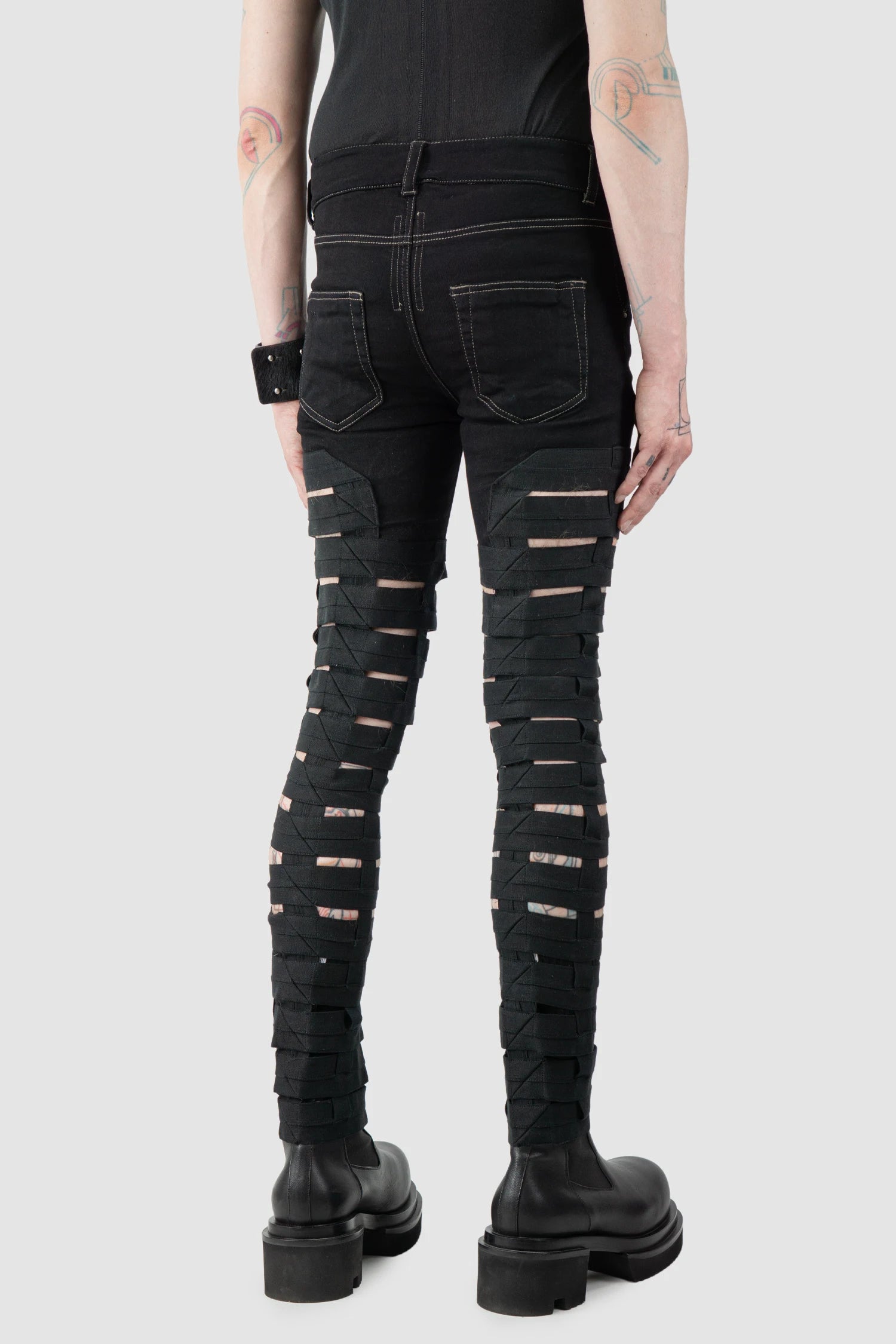 Rick Owens - Black Spartan Jeans SS22 