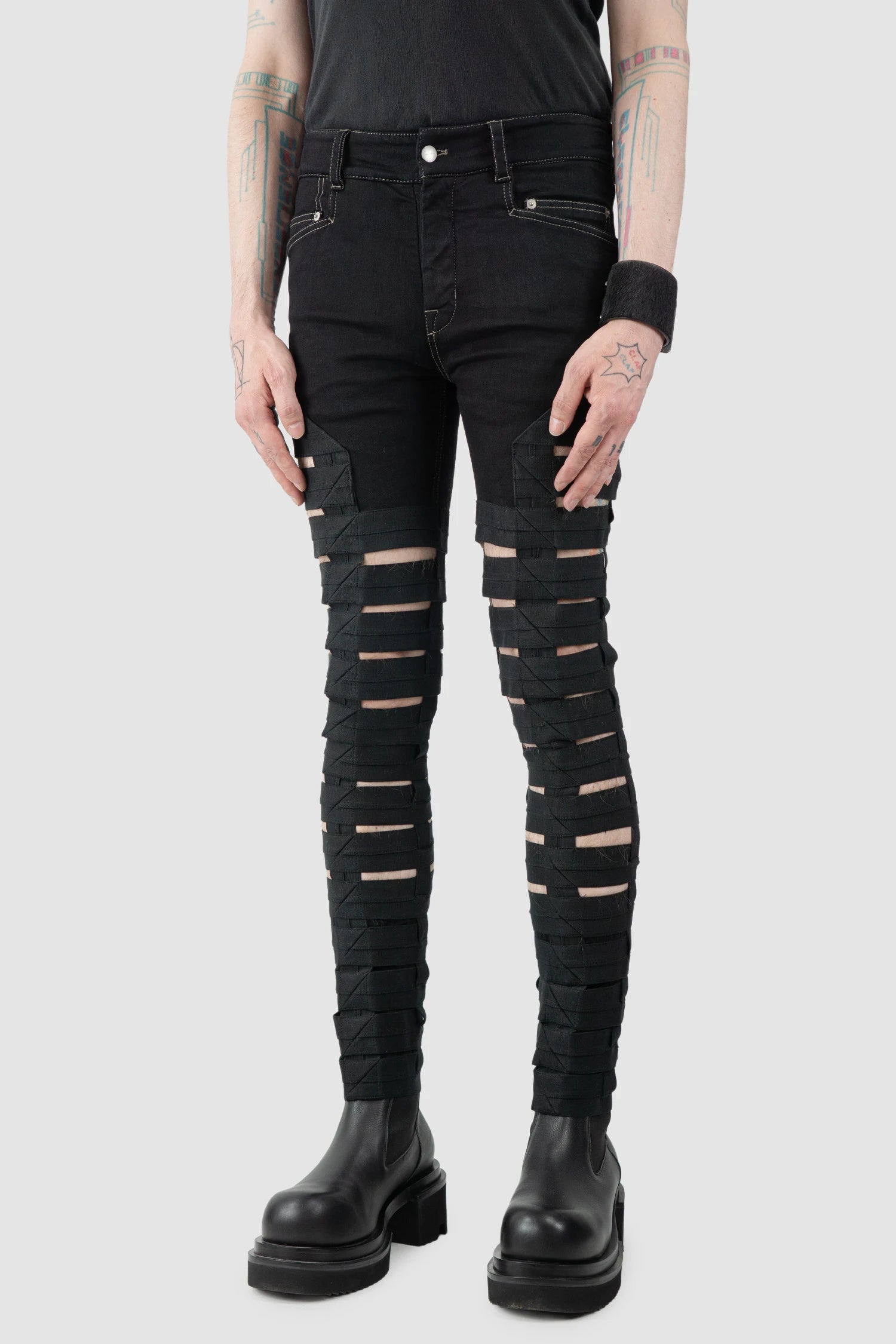 Rick Owens - Black Spartan Jeans SS22 