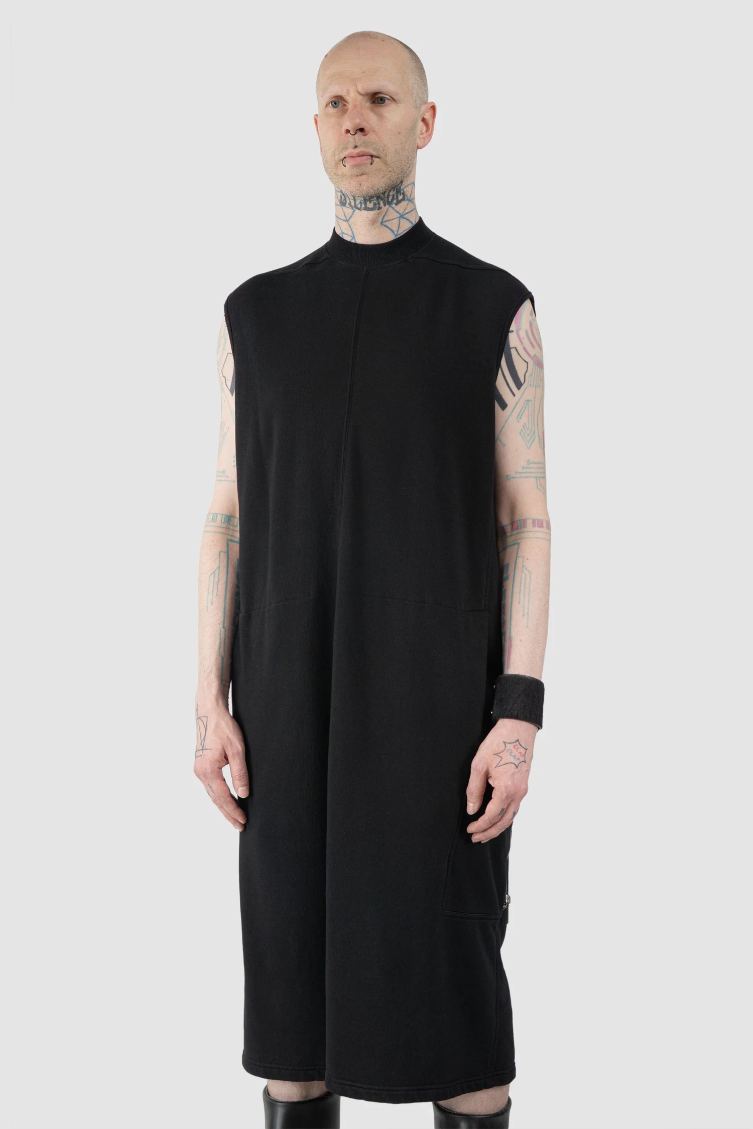 Rick Owens DRKSHDW - Black Felpa Moody Body Bag FW14 