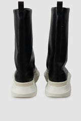 Rick Owens DRKSHDW - Black Fogachine Sneaker FW22 "Strobe" - back view