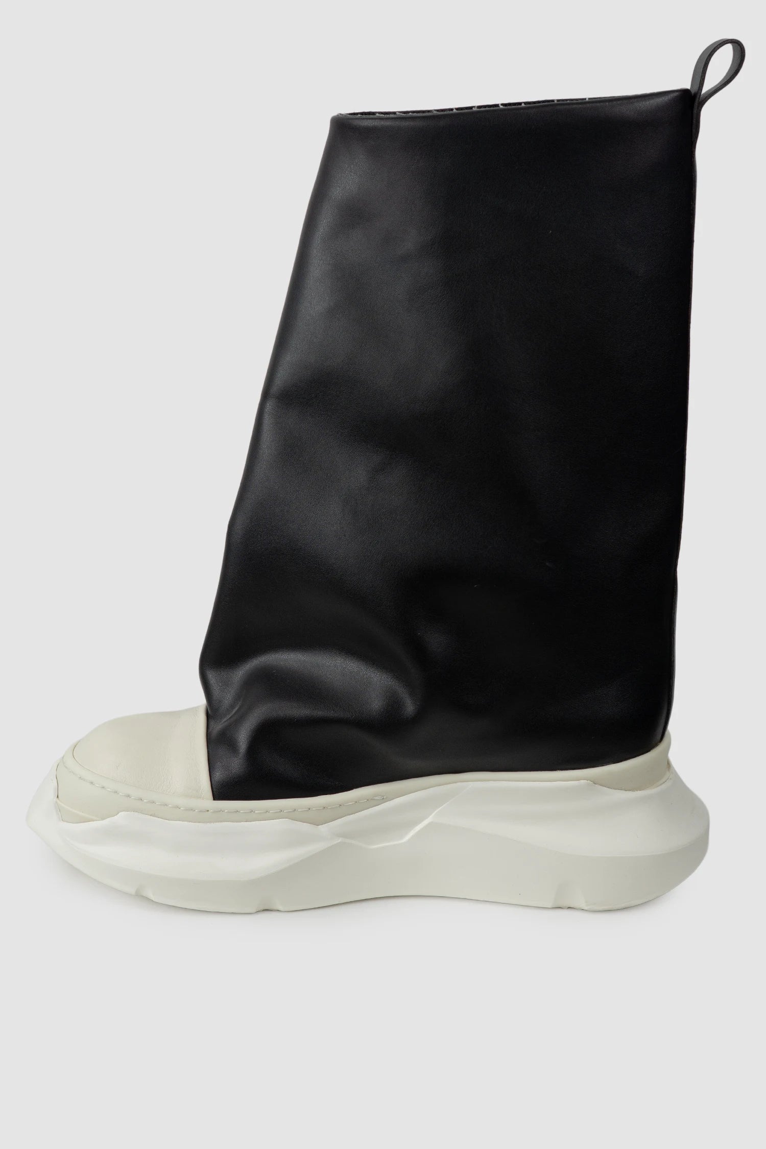 Rick Owens DRKSHDW - Black Fogachine Sneaker FW22 "Strobe" - right inside view