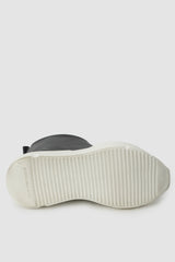 Rick Owens DRKSHDW - Black Fogachine Sneaker FW22 "Strobe" - right sole view