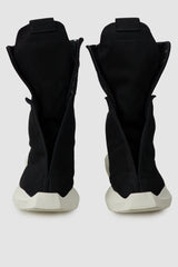 Rick Owens DRKSHDW - Black Megaturbo Dunk Sneakers SS22 "Fogachine" - front view