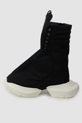 Rick Owens DRKSHDW - Black Megaturbo Dunk Sneakers SS22 "Fogachine" - left outside view