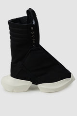 Rick Owens DRKSHDW - Black Megaturbo Dunk Sneakers SS22 "Fogachine" - right outside view