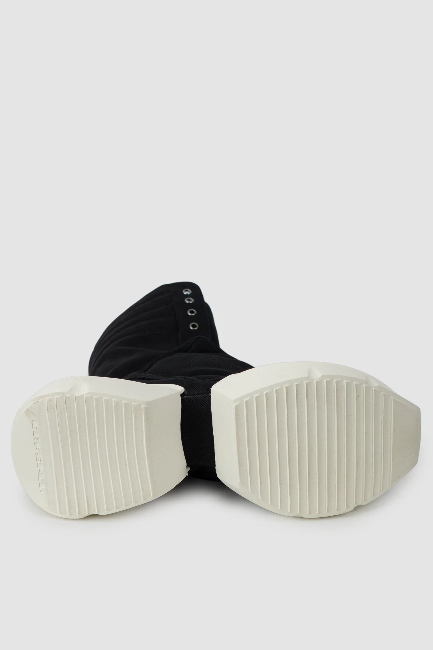 Rick Owens DRKSHDW - Black Megaturbo Dunk Sneakers SS22 
