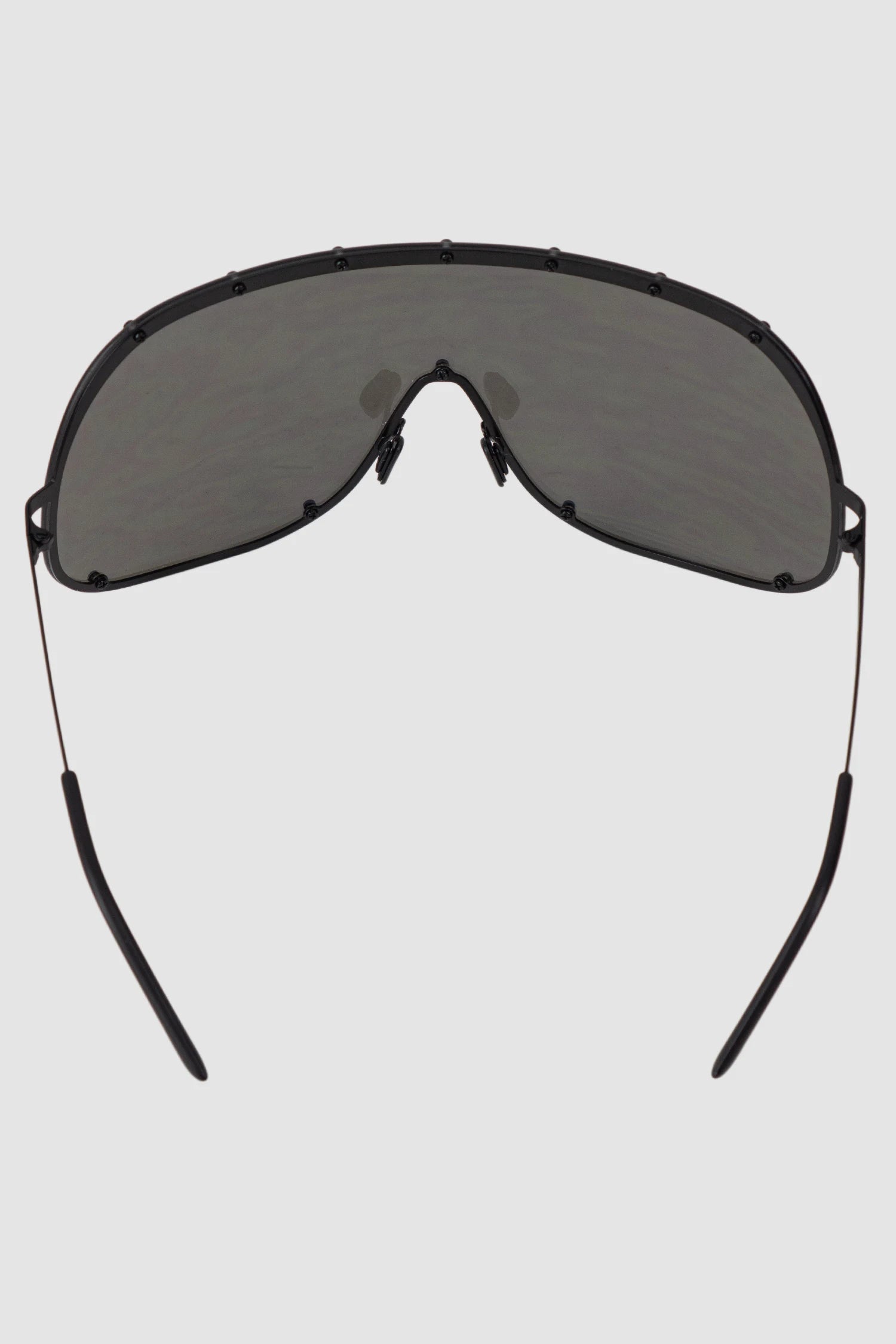 Rick Owens - Flash Gold Shield Sunglasses - back view