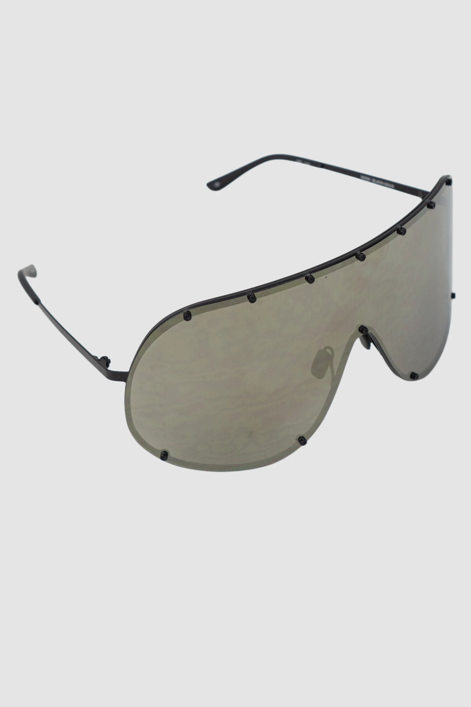 Rick Owens - Flash Gold Shield Sunglasses - right view