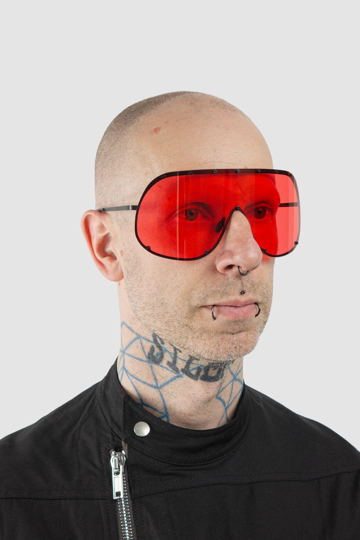 Rick Owens - Red Shield Sunglasses FW19 