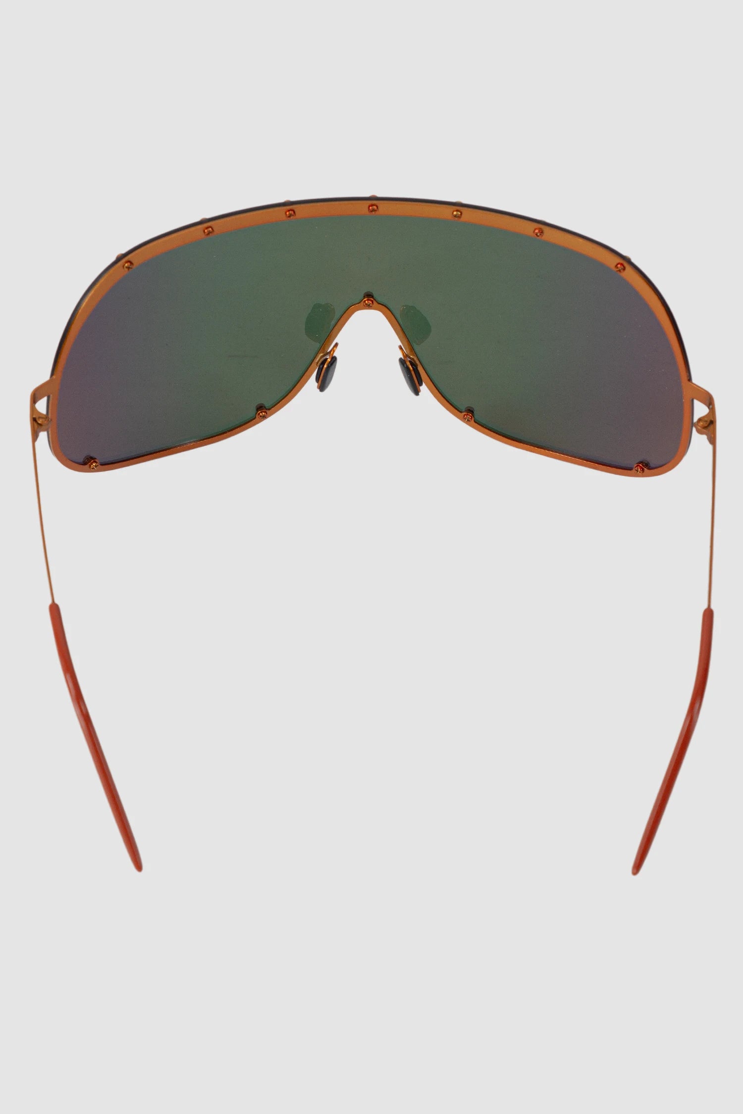 Rick Owens - Shield Sunglasses Gorange - back view