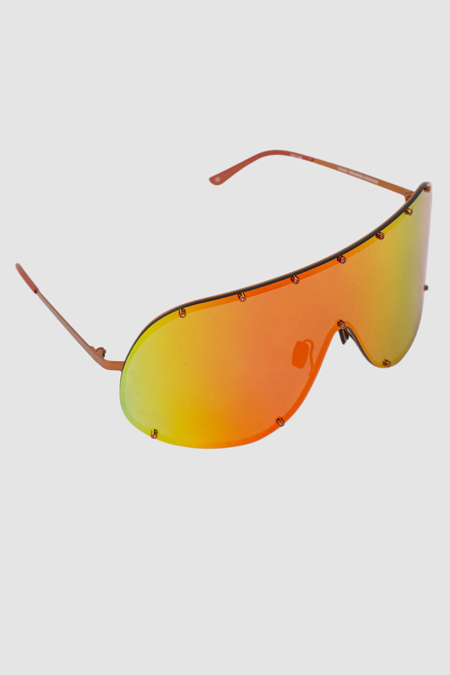 Rick Owens - Shield Sunglasses Gorange - right view