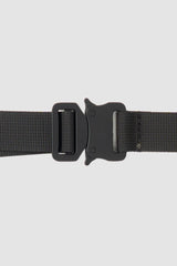 Werkschwarz - item detail view of men’s Black Cross Body Waist Bag Nylon 1