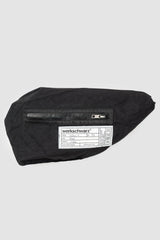 Werkschwarz - item inside view of men’s Black Cross Body Waist Bag Nylon 1
