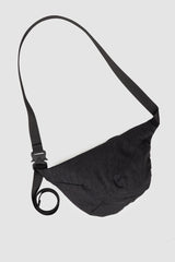 Werkschwarz - Men’s Black Washed Fanny Pack Nylon 2 Item front view